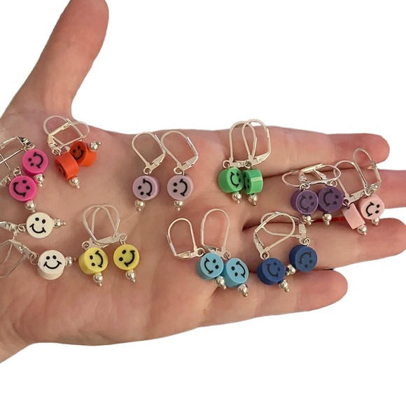 Kids Other - ⭐️3 for $45 - Smiley Face Earrings For Kids - Happy Face - Smile